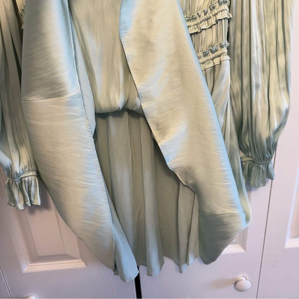 NWT! The Kooples Elegant Mint Green Women's Dress, Size 1 - Picture 13 of 16